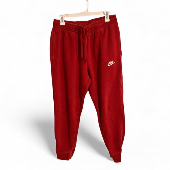 Nike Pants - Nike burgundy jogger sweats size large